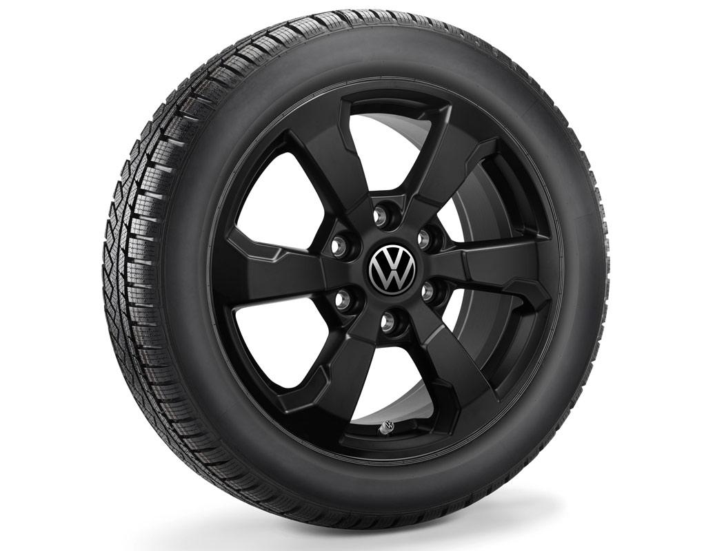 Koło zimowe VW Amarok z oponą Goodyear, R18, prawe
