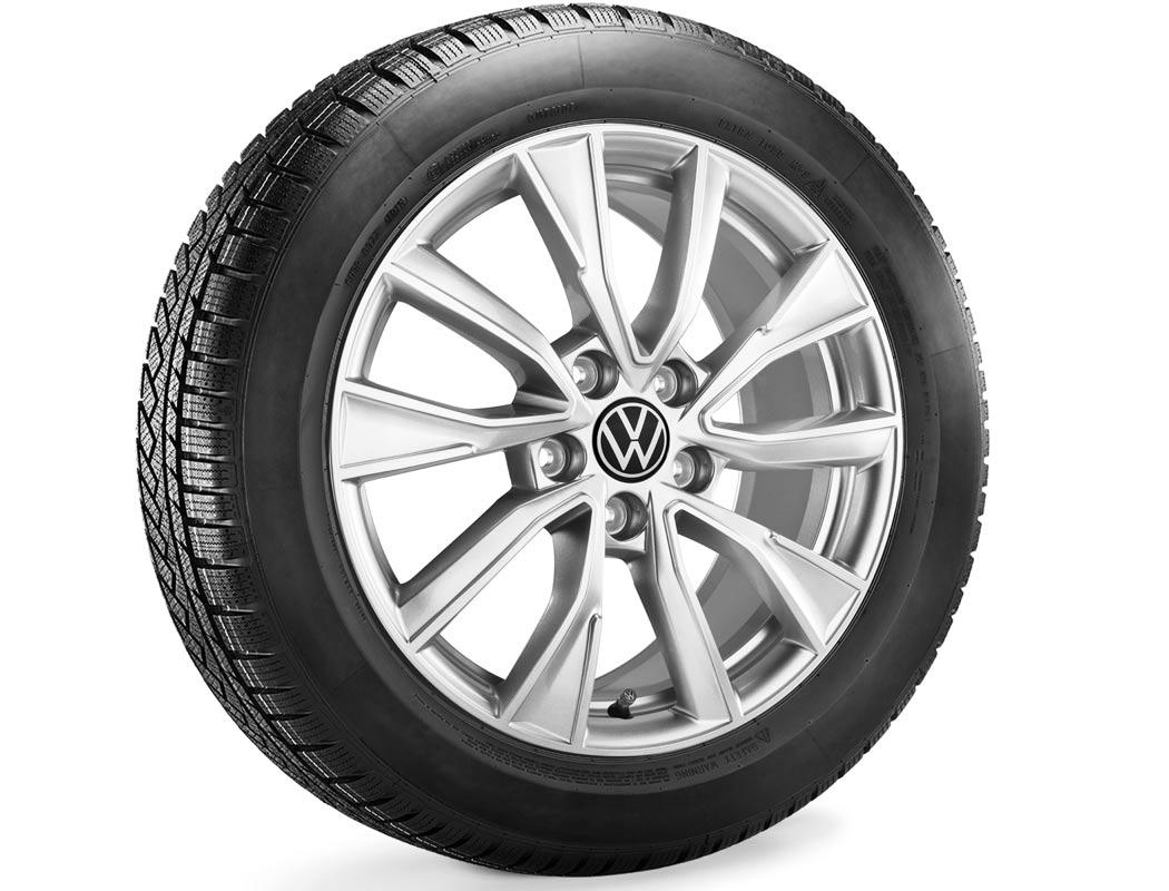 Koło zimowe VW Multivan z oponą Continental, R18, prawe