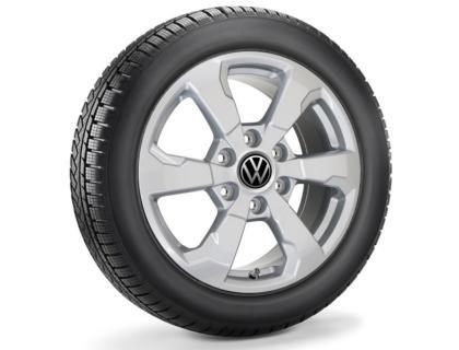Koło zimowe VW Amarok z oponą Goodyear, R18, lewe