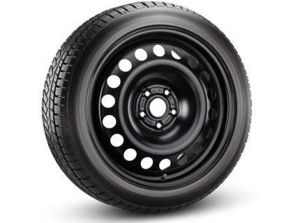 Koło zimowe VW T.7 z oponą Continental, R16, lewe