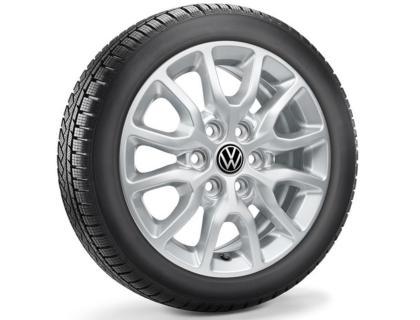 Koło zimowe VW T.7 z oponą Continental, R16, lewe