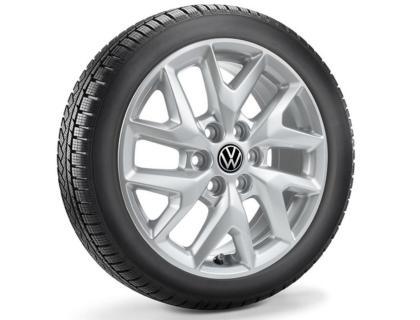 Koło zimowe VW T.7 z oponą Continental, R17, lewe