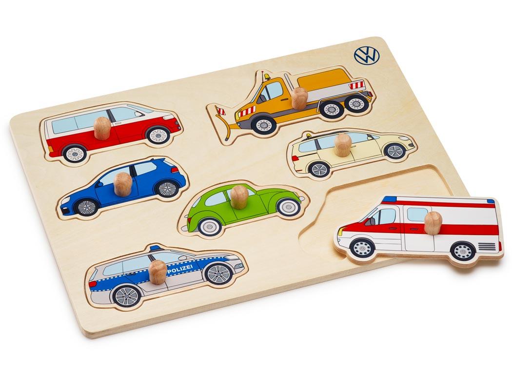 Puzzle drewniane VW, 7 części